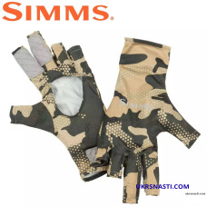 Перчатки Simms BugStopper Sunglove Hex Flo Camo Timber размер XL